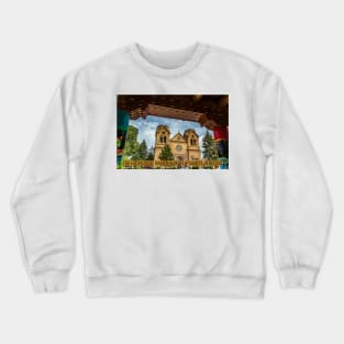 Cathedral Basilica of St Francis of Assisi Santa Fe Crewneck Sweatshirt